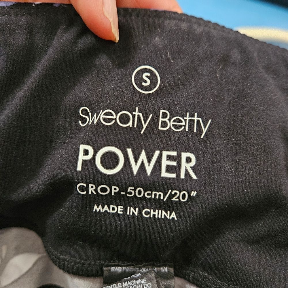 Sweaty Betty power crop - 50cm/20" leggings size small - Picture 8 of 11
